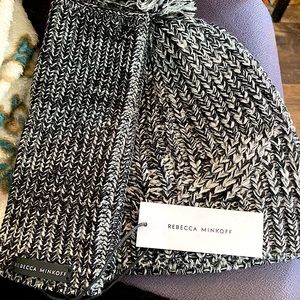 NWT REBECCA MINKOFF TOBOGGAN & FINGERLESS GLOVES